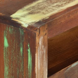 Meuble TV Multicolore 110x30x40 cm Bois massif de récupération 628646628646