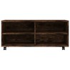 Meuble TV sur roulettes Chêne fumé 90x35x35cm Bois d'ingénierie 628647628647