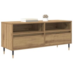 Meuble TV 100 x 34,5 x 44,5 cm Chêne artisanal 628648628648