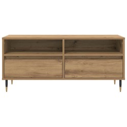 Meuble TV 100 x 34,5 x 44,5 cm Chêne artisanal 628648628648