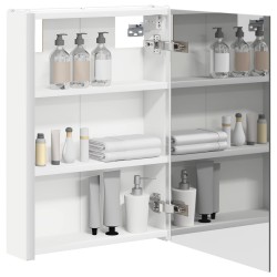 Armoire Miroir de Salle de Bain Blanc 43 x 11,5 x 60,5 cm 628660628660