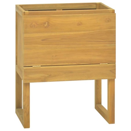 Armoire de salle de bain 60x40x75 cm bois de teck solide 628661628661