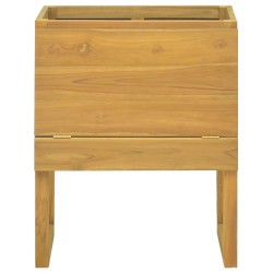 Armoire de salle de bain 60x40x75 cm bois de teck solide 628661628661