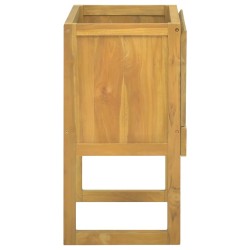 Armoire de salle de bain 60x40x75 cm bois de teck solide 628661628661