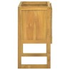 Armoire de salle de bain 60x40x75 cm bois de teck solide 628661628661