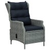Ensemble à manger de jardin 3 pcs Gris clair 628670628670