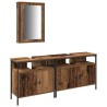 Meubles de salle de bain 3 pcs Marron Bois d'ingénierie 628673628673