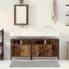 Meubles de salle de bain 3 pcs Marron Bois d'ingénierie 628673628673