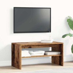 Meuble TV vieux bois 80x40x40 cm bois d'ingénierie 628679628679