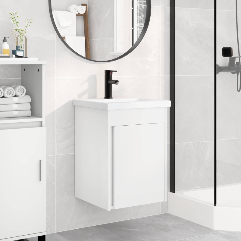 Meuble de salle de bain avec robinet Blanc 42 x 40 x 74,5 cm 628683628683