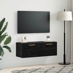 Meuble mural Chêne noir 100 x 36.5 x 35 cm Bois d'ingénierie 628684628684