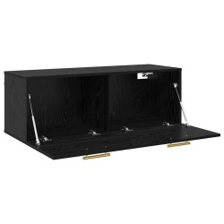 Meuble mural Chêne noir 100 x 36.5 x 35 cm Bois d'ingénierie 628684628684