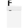 Meuble de salle de bain avec robinet Blanc 45,5 x 22,5 x 84 cm 628686628686