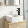 Lavabo de salle de bains Noir Mat 49 x 37 x 14 cm métal 628691628691