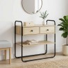 Table console Chêne Sonoma 100 x 40 x 75 cm Bois d'ingénierie 628693628693