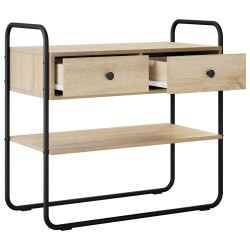 Table console Chêne Sonoma 100 x 40 x 75 cm Bois d'ingénierie 628693628693
