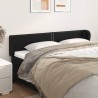 Tête de lit avec oreilles Noir 203x23x78/88 cm Similicuir 628695628695