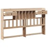Tête de lit avec rangement 180 cm bois massif de pin 628697628697