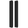 Tête de lit avec oreilles Noir 103x16x118/128 cm Similicuir 628700628700