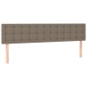 Tête de lit à LED Taupe 180x5x78/88 cm Tissu 628705628705
