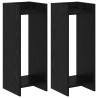 Support de Plante 2 pc Chêne Noir 30 x 30 x 80 cm 628707628707