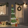 Sapin de Noël lumineux avec 3 boîtes-cadeaux 2D blanc chaud 628712628712