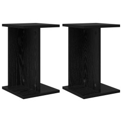 Support de Plante 2 pcs Chêne Noir 25 x 25,5 x 40,5 cm 628717628717