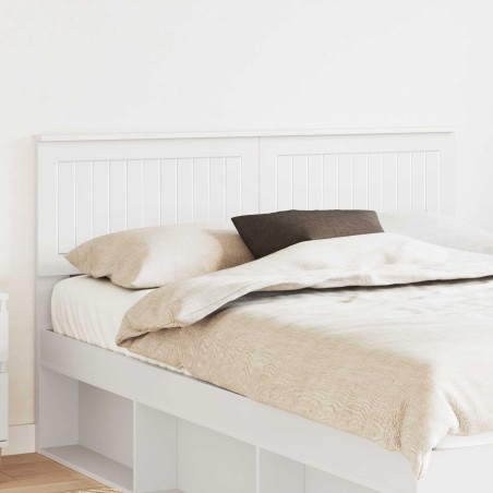 Tête de lit Blanc Bois d'ingénierie 628724628724