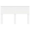Tête de lit Blanc Bois d'ingénierie 628724628724