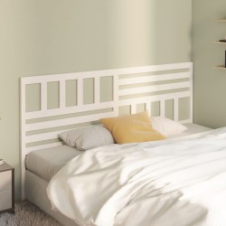 Tête de lit Blanc 206x4x100 cm Bois massif de pin 628727628727