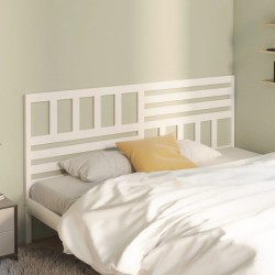 Tête de lit Blanc 206x4x100 cm Bois massif de pin 628727628727