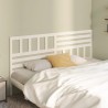 Tête de lit Blanc 206x4x100 cm Bois massif de pin 628727628727