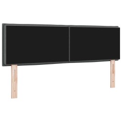 Tête de lit Gris foncé 144 cm tissu 628728628728