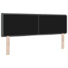 Tête de lit Gris foncé 144 cm tissu 628728628728
