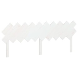 Tête de lit Blanc 196x3x80,5 cm Bois massif de pin 628729628729
