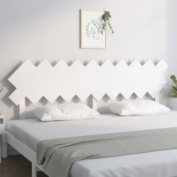Tête de lit Blanc 196x3x80,5 cm Bois massif de pin 628729628729