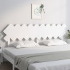 Tête de lit Blanc 196x3x80,5 cm Bois massif de pin 628729628729