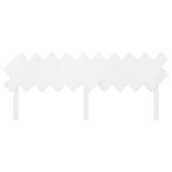 Tête de lit Blanc 196x3x80,5 cm Bois massif de pin 628729628729