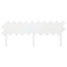 Tête de lit Blanc 196x3x80,5 cm Bois massif de pin 628729628729