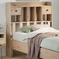 Tête de lit avec rangement 90 cm en bois de pin massif 628732628732