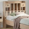 Tête de lit avec rangement 90 cm en bois de pin massif 628732628732