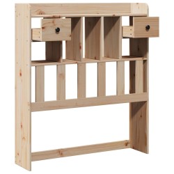 Tête de lit avec rangement 90 cm en bois de pin massif 628732628732