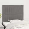 Tête de lit Gris foncé 90x5x118/128 cm Tissu 628734628734