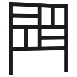 Tête de lit Noir 96x4x104 cm Bois massif de pin 628735628735