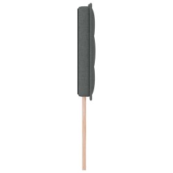 Tête de lit LED avec bandes LED Gris foncé 144 cm tissu 628738628738