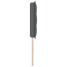 Tête de lit LED avec bandes LED Gris foncé 144 cm tissu 628738628738
