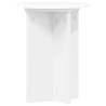 Support de Plante 2 pcs Blanc Ø29,5 x 40 cm Bois d'ingénierie 628739628739