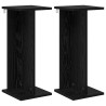 Support de Plante 2 pcs Chêne Noir 25 x 25,5 x 60,5 cm 628740628740