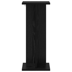 Support de Plante 2 pcs Chêne Noir 25 x 25,5 x 60,5 cm 628740628740