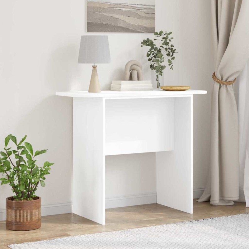 Table console Blanc 93 x 40 x 75 cm Bois d'ingénierie 628741628741